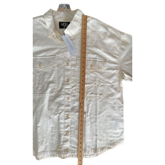 NWOT UGG Cream Button Down Shirt for Women - Picture 10 of 10